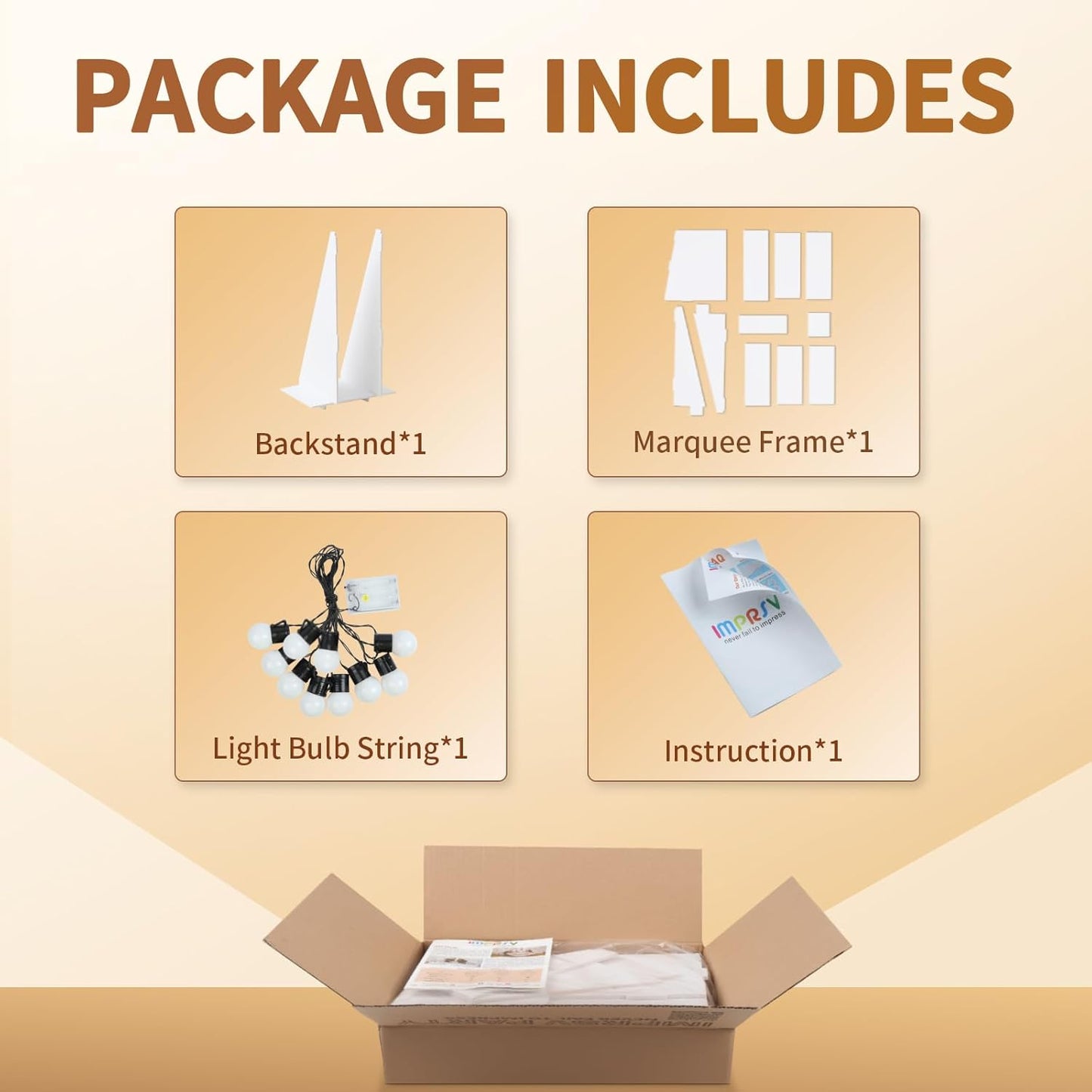 imprsv 4FT Marquee Numbers, Light Up Numbers 7 for 17th 70th Birthday Decorations, Large Light Up 7 Anniversary Party Deco, Pre-Cut Foam Board Kit