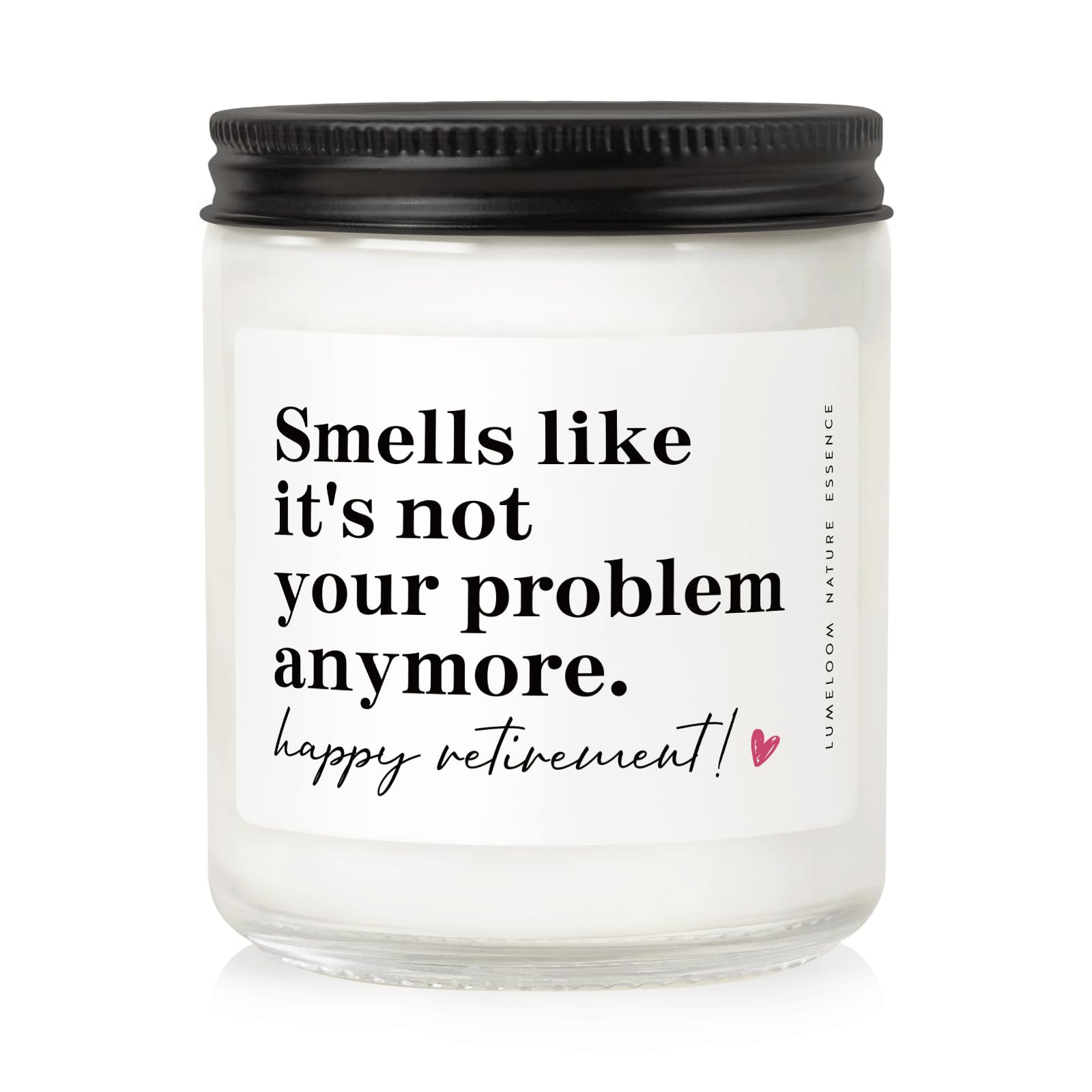LUMELOOM Retirement Gift for Woman, Men- 9oz Lavender Scented Candle