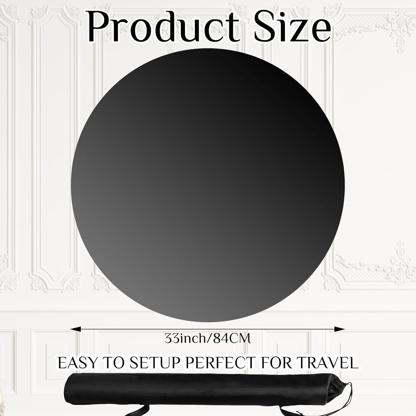 Portable Dance Floor Smooth Ballet Floor Vinyl Dance Mat for Home Stage Studios Kids Adults Practice Improve