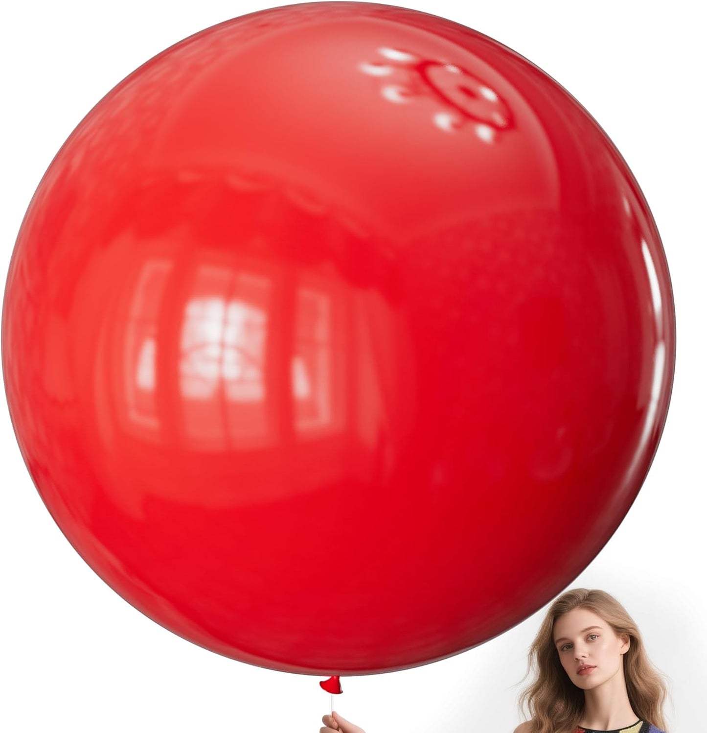 KAWKALSH Red Balloons, 9pcs 36 Inch Red Latex Balloons for Garland or Balloon Arch as Birthday Party Wedding Baby Shower Decorations