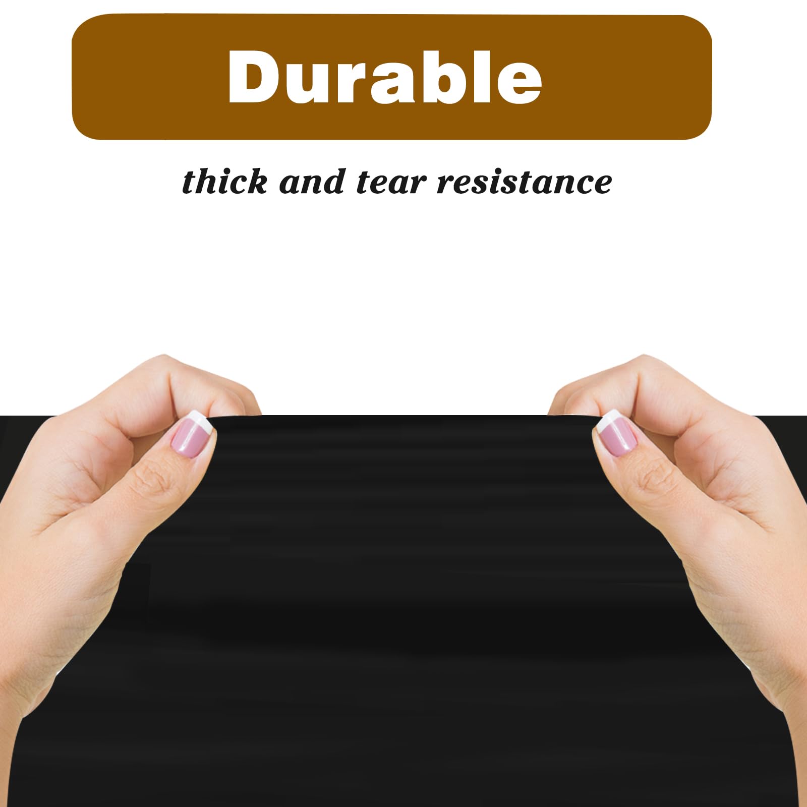 Kopokita 2 Pack Black Plastic Tablecloths Disposable 54 x 108 Inch