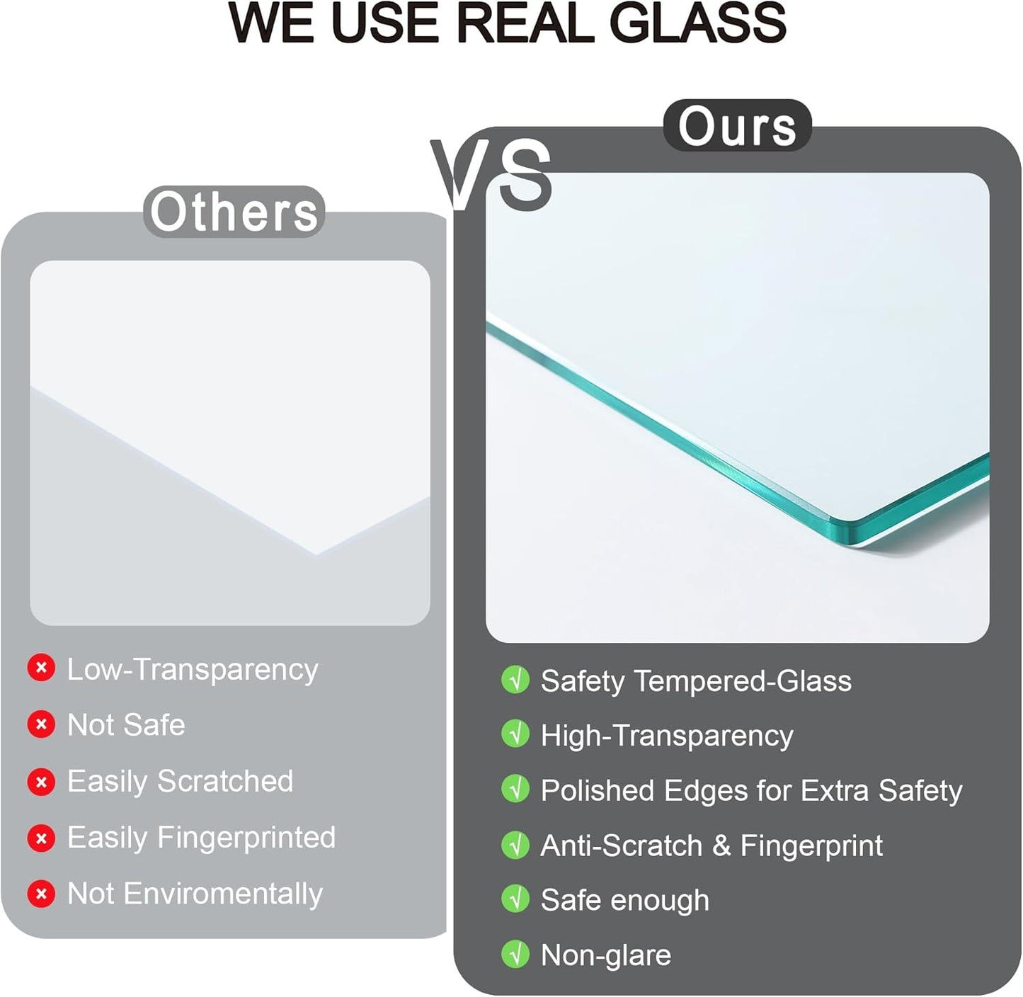 12x22 Picture Frame Set of 2, Black with Glass Collage Frame, Display Eight Opening 4x6 Photos With Mat or 12 x 22 Newspaper Without Mat - Horizontal or Vertical Wall Mounting