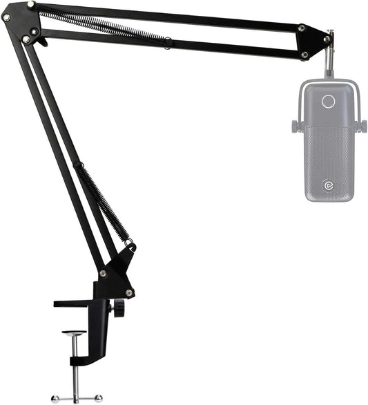 Wave 1 Microphone Stand, Professional Mic Boom Arm Stand Compatible with Elgato Wave 1 USB Condenser Microphone by SUNMON
