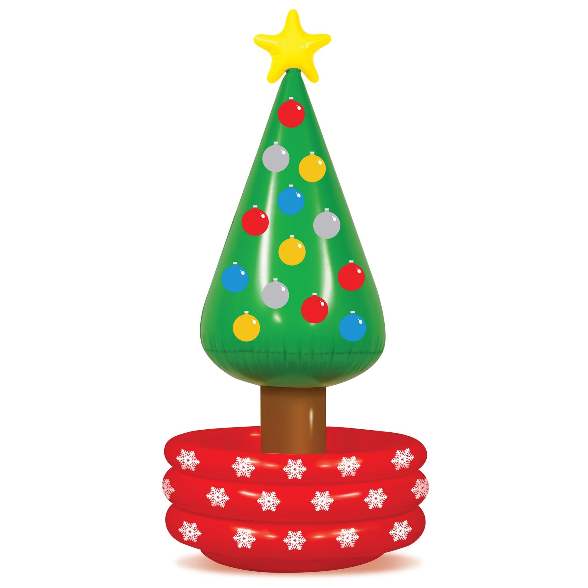 Beistle Inflatable Novelty Christmas Tree Drink Beverage Cooler for Office Holiday Winter Party