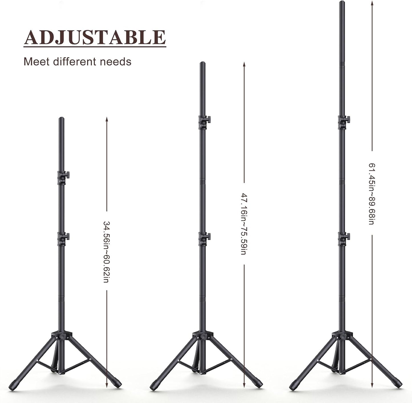 Backdrop Stand 10x7.5ft (WxH), Photo Back Drop Stand for Party, Heavy Duty Background Stand Kit with 6 Clamps and 2 Sandbags