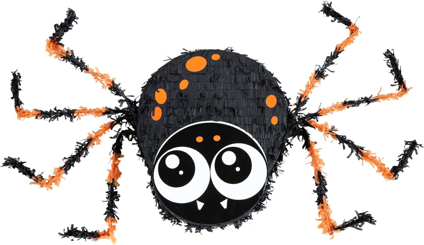 Small Halloween Spiders Pinatas, Perfect for Halloween Party and Decoration, Birthday Theme Parties Game
