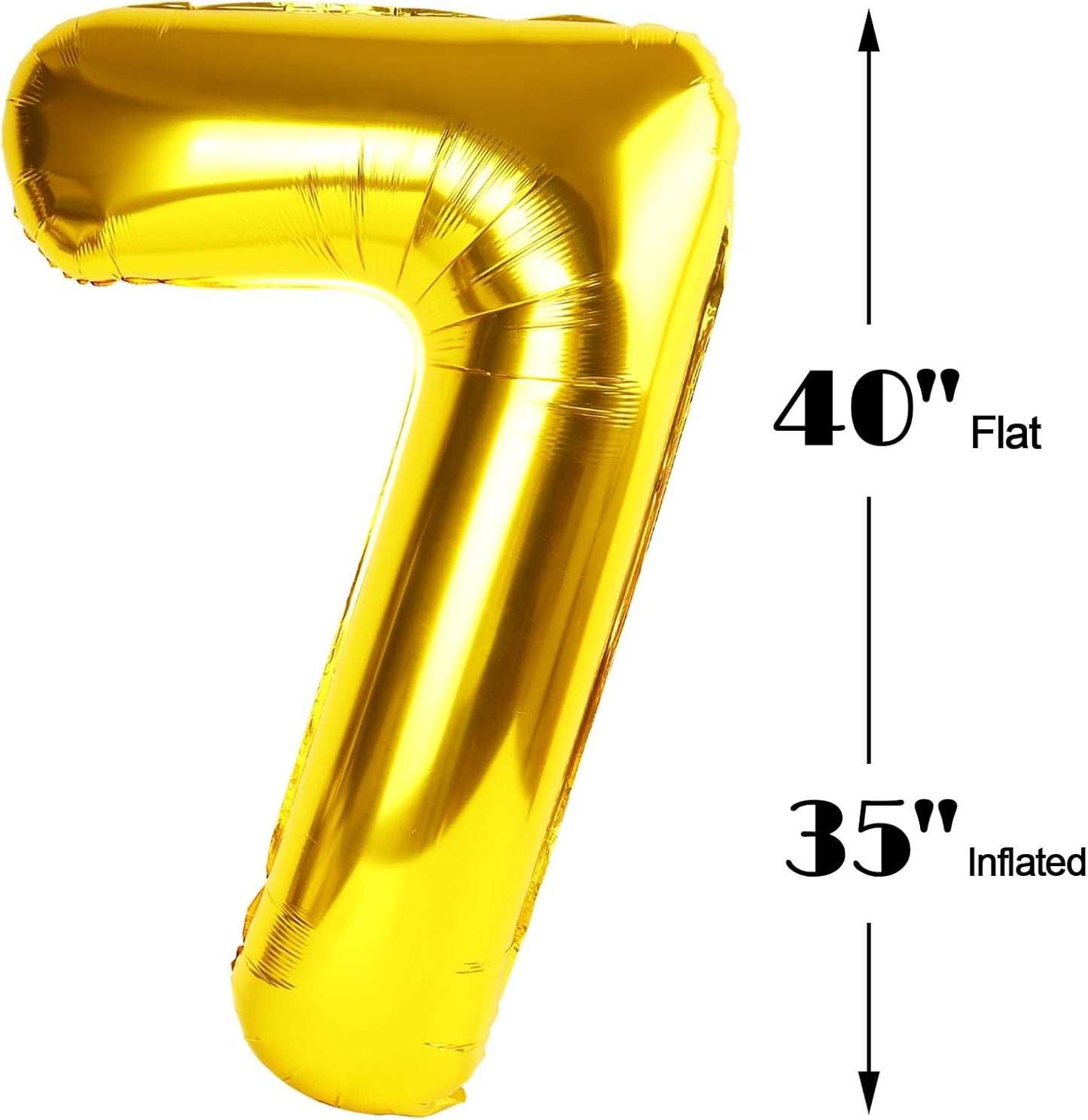 Gold Mylar Number 27 Balloon 40 inch, Number 27 Birthday Balloon for Boy Girl, Gold Foil 27 Balloon for 27 Birthday Party, Anniversary Celebration Number Balloons Decorations