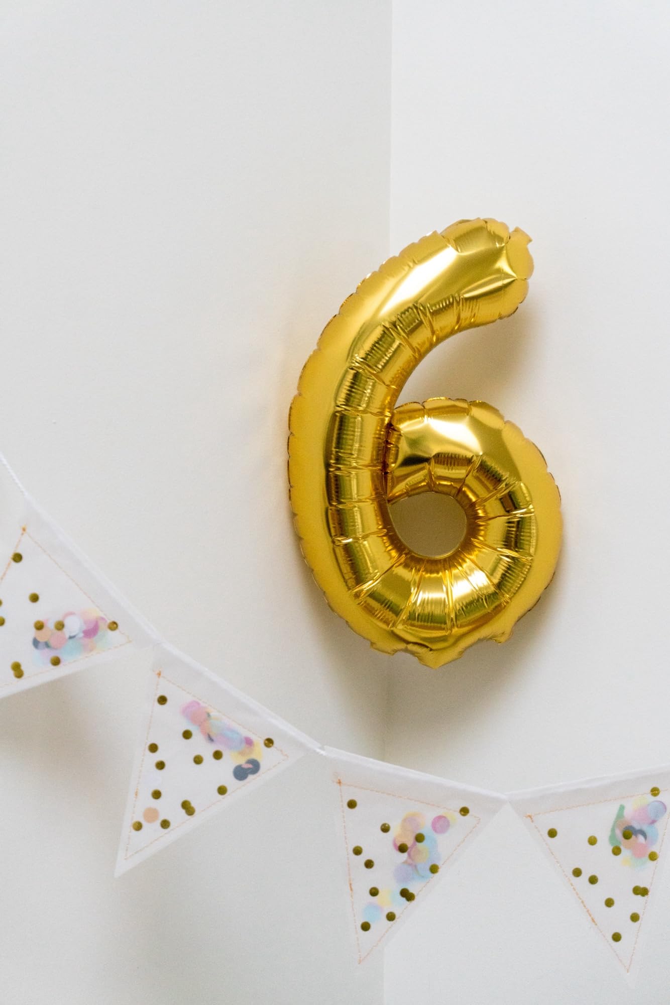 20 Pcs Gold 16" Number Balloons 2 Sets 0-9 Foil Balloon Numbers Décor