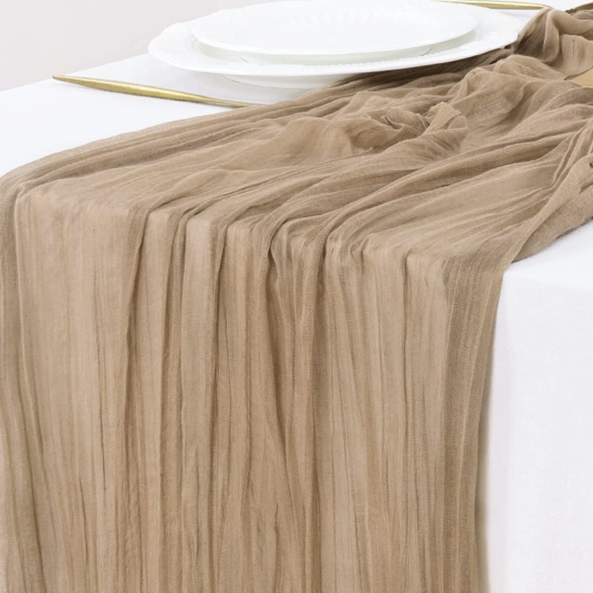 Cheesecloth Table Runner Summer Boho Wedding Birthday Party Home Decor