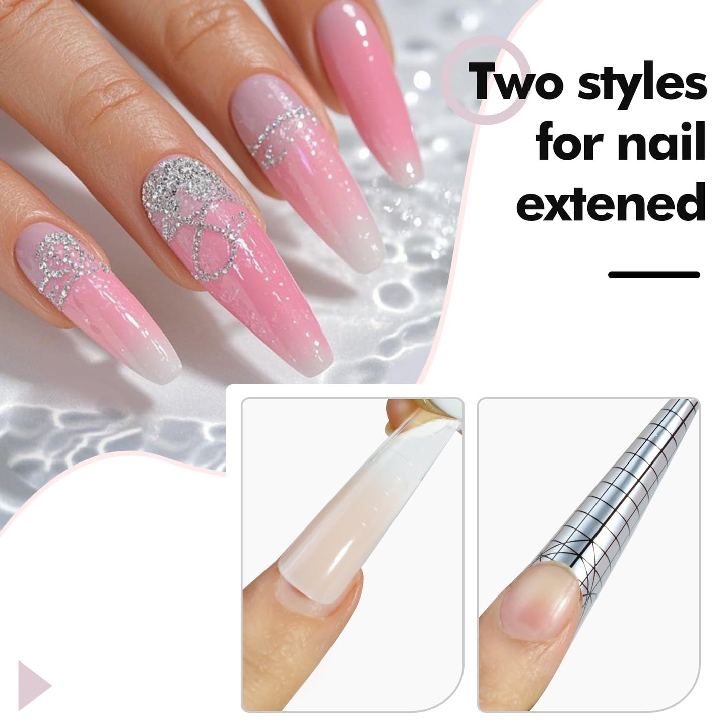 FZANEST Heat-Free Builder Nail Hard Gel For Nails Extension Sculpting Overlay Cool Nude Hema TPO-Free UV LED Gel Soak Off #05