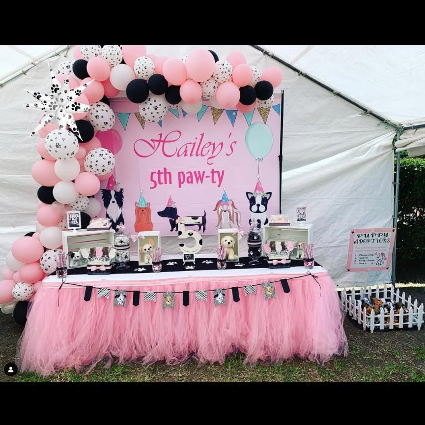 3pcs 26inch 3D paw Explosion Star foil balloon, dog paw theme Foil Cone star burst Balloons for dog Birthday Wedding New Year Party Event