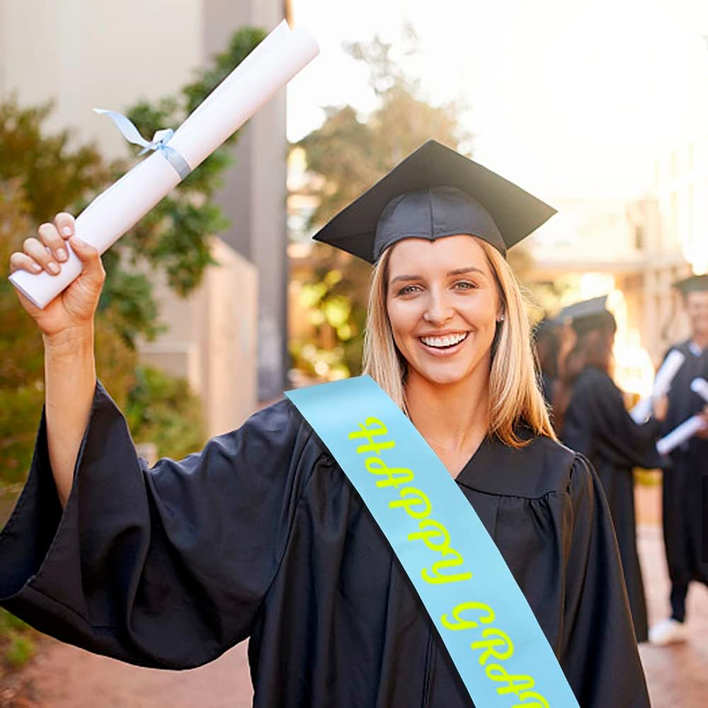 8 Pcs Satin Sash Set - Royal Blue, Bride To Be, Plain, DIY Sashes for Pageants, Graduation, Hen Party, Homecoming, Customizable