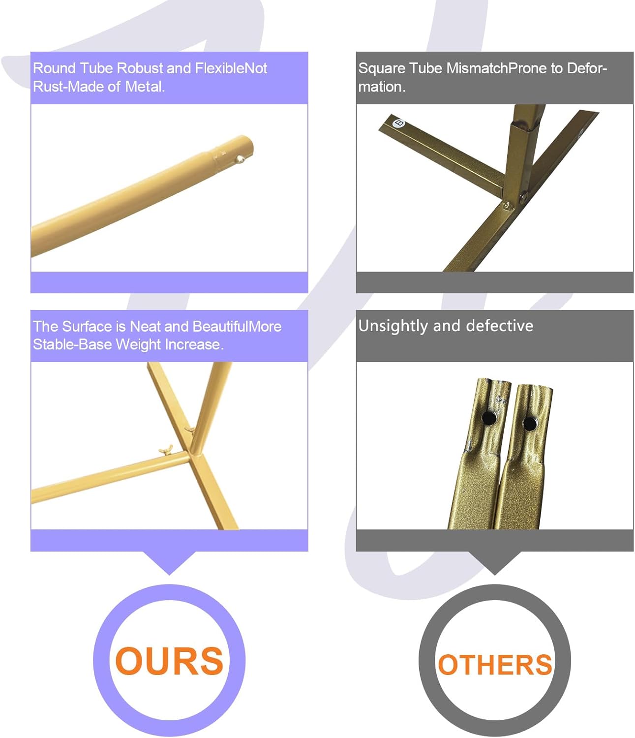 Wedding Arch Backdrop Stand Set of 2 Aluminum Gold Arched Frame (7.2FT, 6.6FT) for Birthday Party Bridal Baby Shower Ceremony Decoration