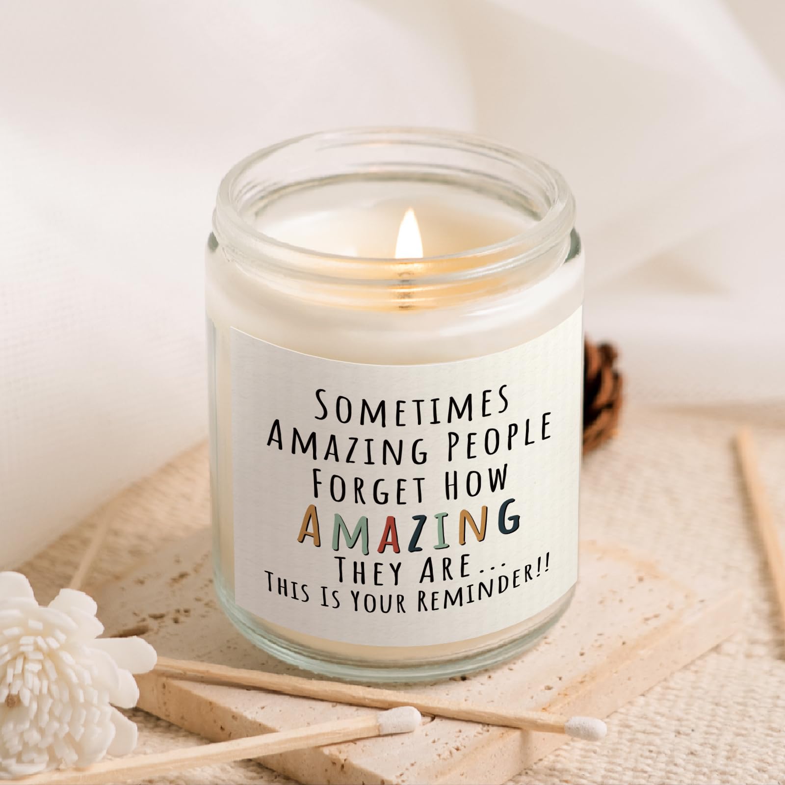 Craftique Gifts for Women, Birthday Gifts for Women- You're Amazing Candle