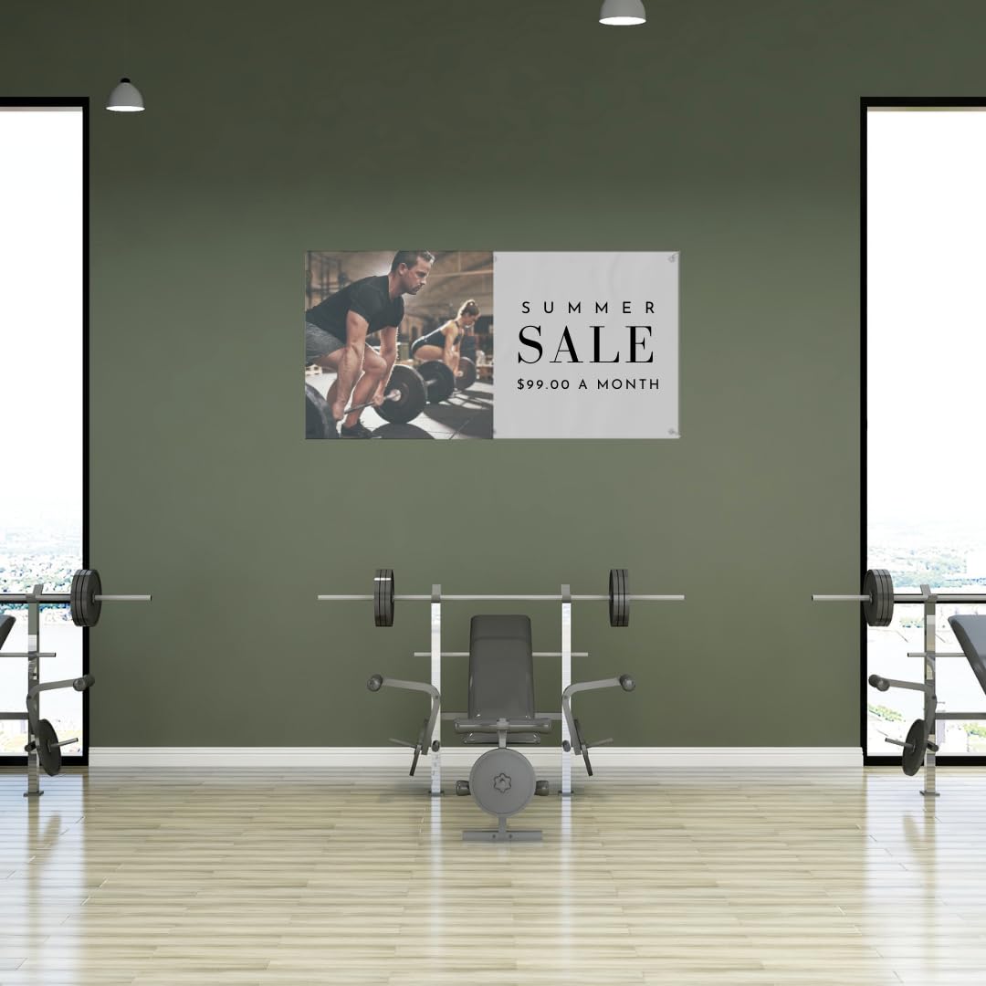 Custom Indoor or Outdoor Heavy Duty Vinyl Banner for Business, Birthdays, Holidays, & Special