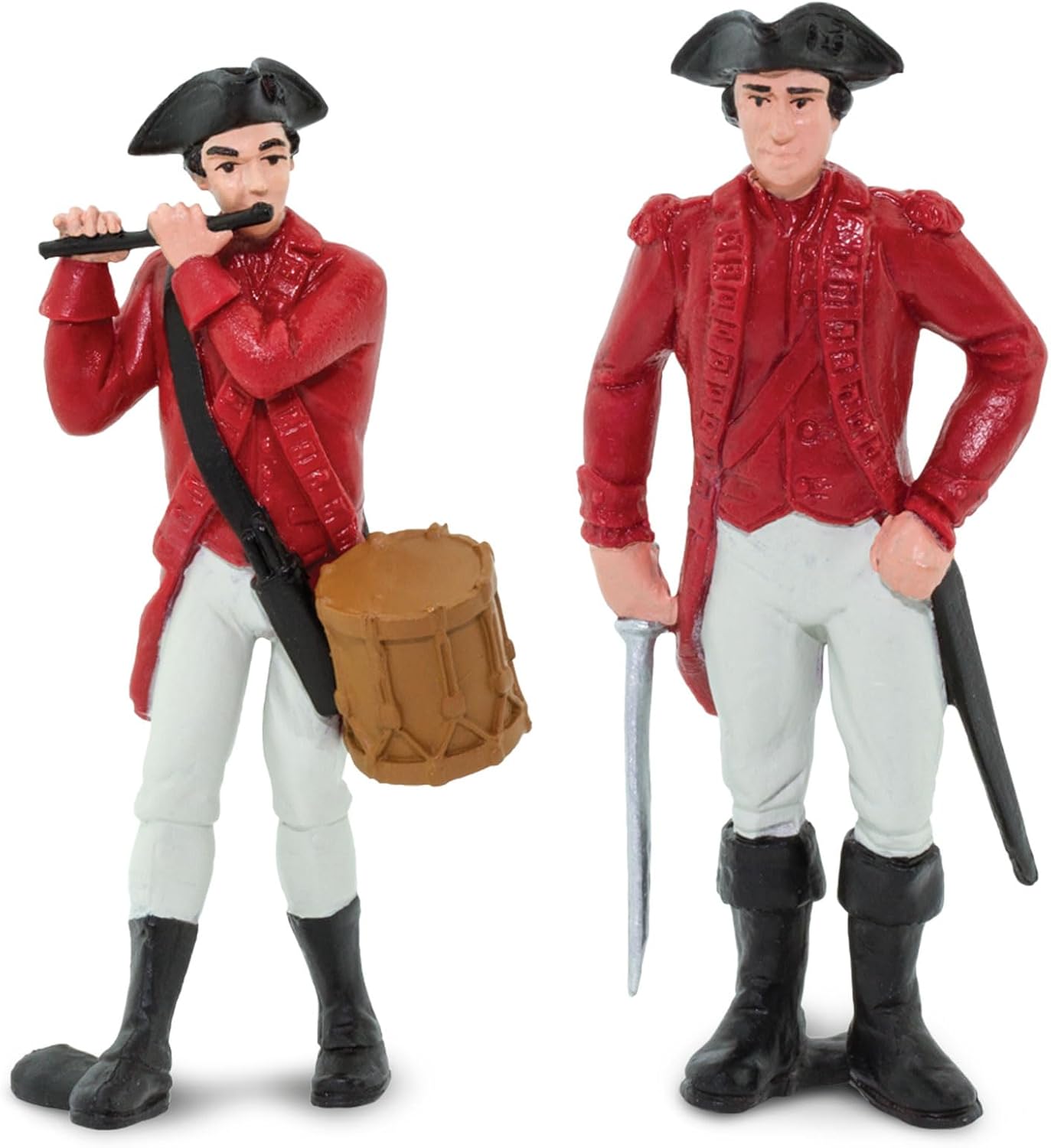 Safari Ltd. Revolutionary War British Army Designer TOOB - Set of 6 Detailed Miniature Figures Including General Cornwallis - Educational Toy Figurines for Boys, Girls & Kids Ages 3+