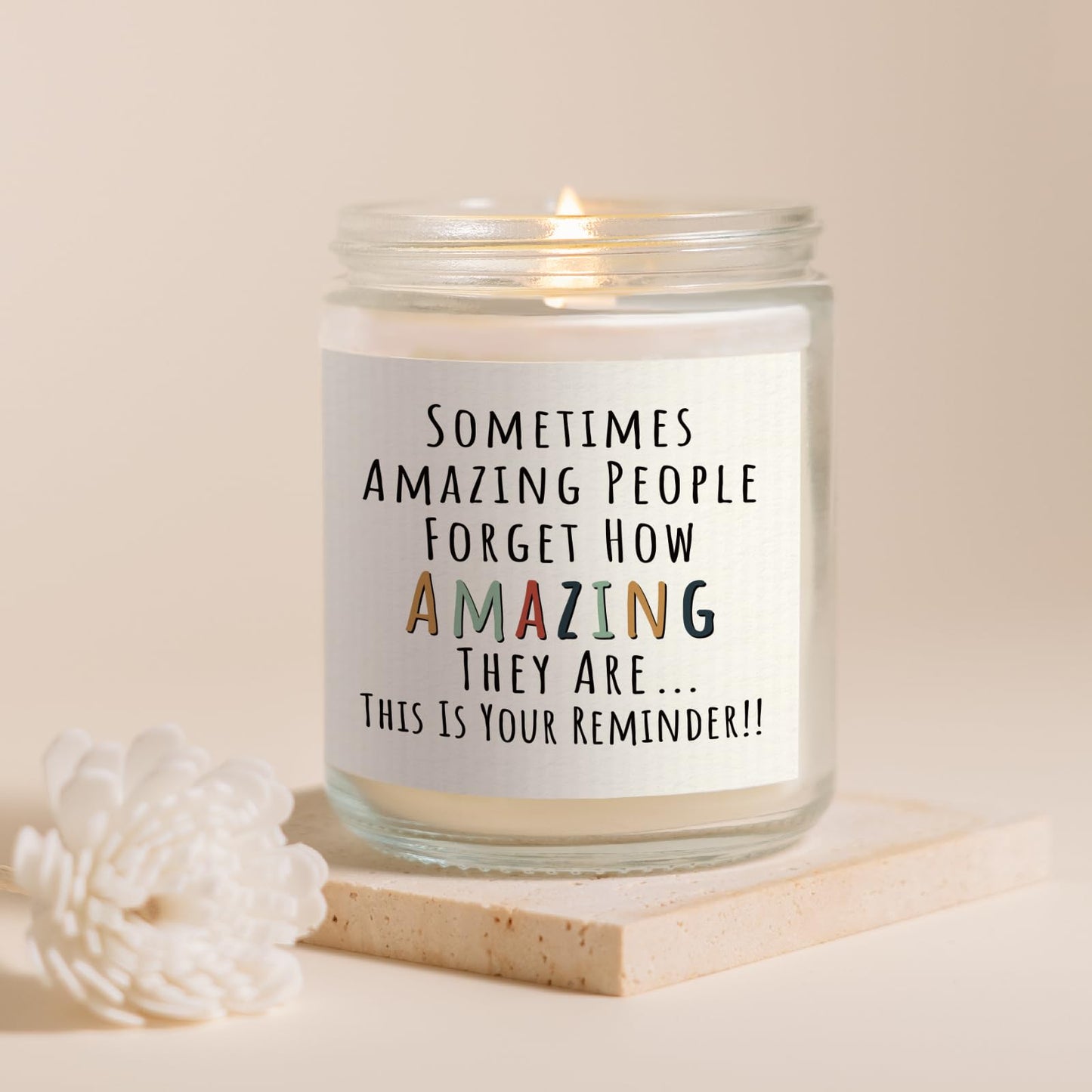Craftique Gifts for Women, Birthday Gifts for Women- You're Amazing Candle