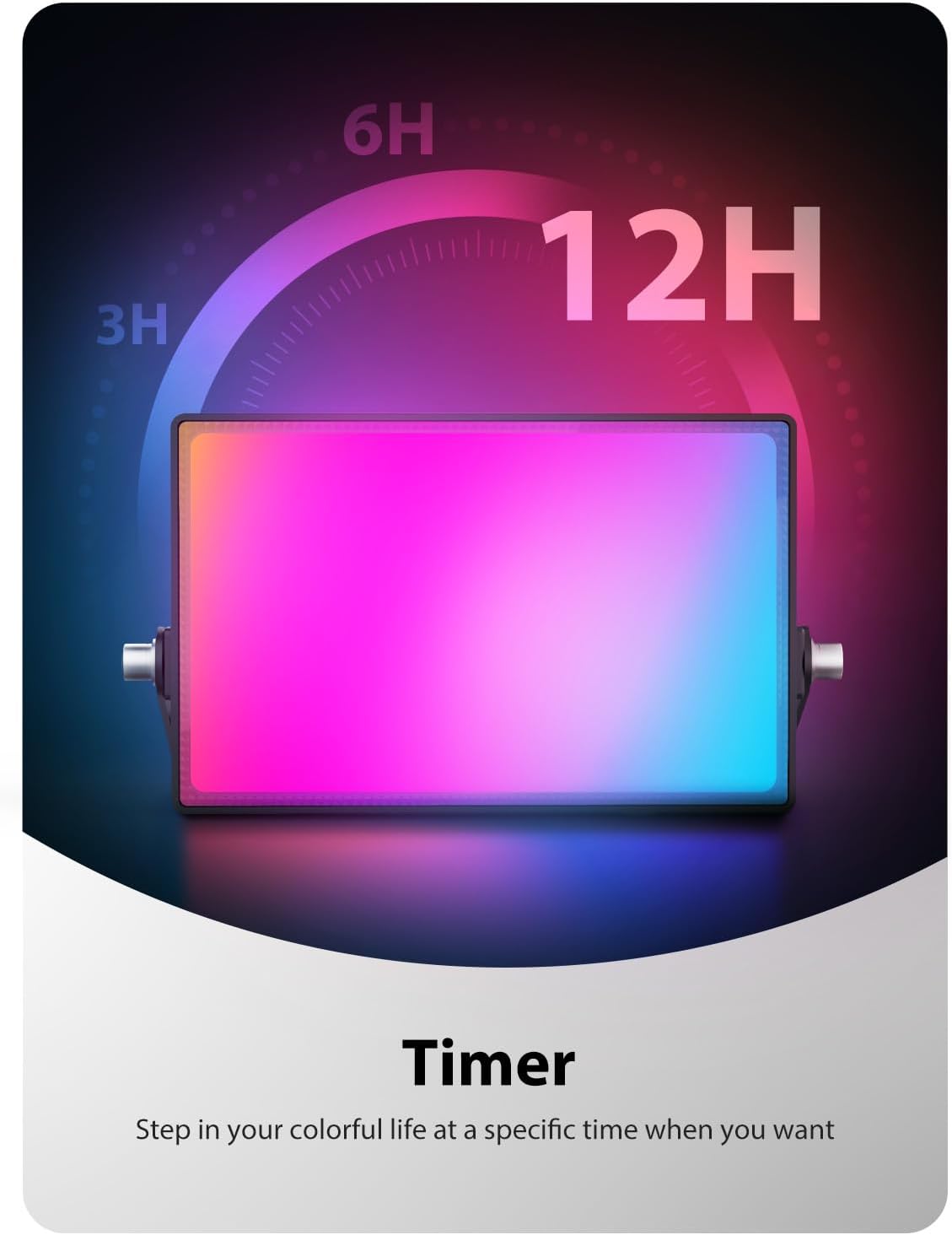 Onforu LED Flood Light Outdoor 250W Equivalent, 25W Color Changing RGBW Floodlight with Remote, 2700K Warm White IP66 Stage Lighting Indoor Uplights for Events, Uplighting for Party 4 Pack