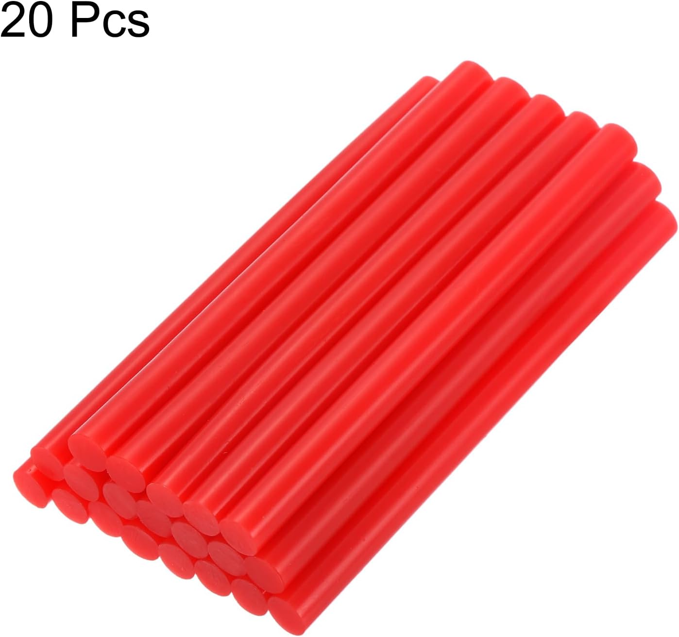 uxcell 20pcs Hot Glue Sticks for Glue Gun 11mm/0.43-inch x 4-inch Mini Hot Melt Adhesive Glue Stick Dark Red