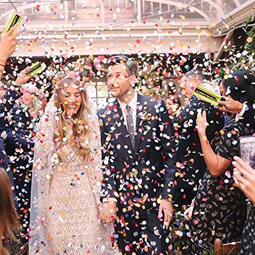 8 PCS Party Supplies Colorful Confetti Paper Poppers Confetti Cannon for Graduation Wedding