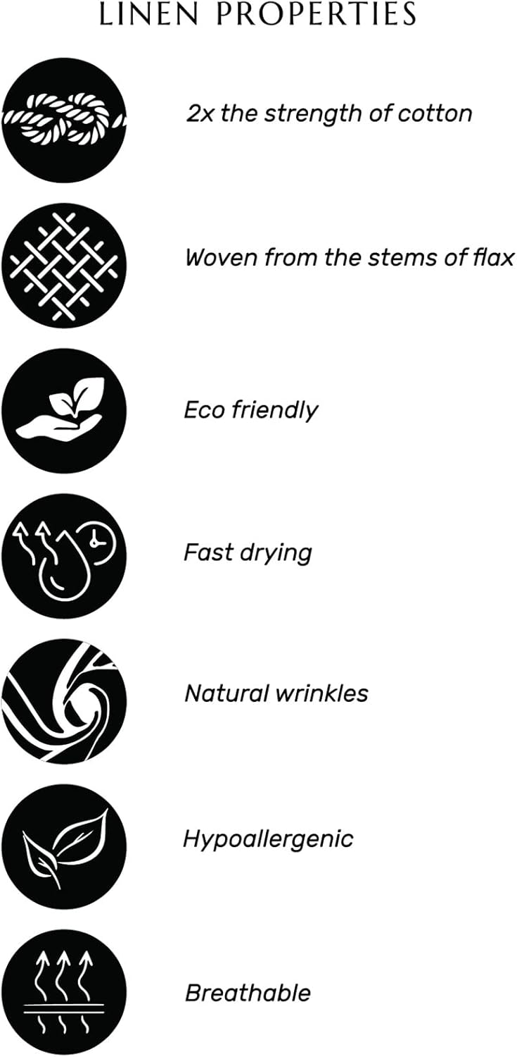 Solino Home Linen Tablecloth 52 x 52 Inch - 100% Pure Linen Charcoal Grey Square Tablecloth - Milan Hemstitch, Machine Washable Table Throw for Fall, Autumn, Halloween, Thanksgiving, Christmas