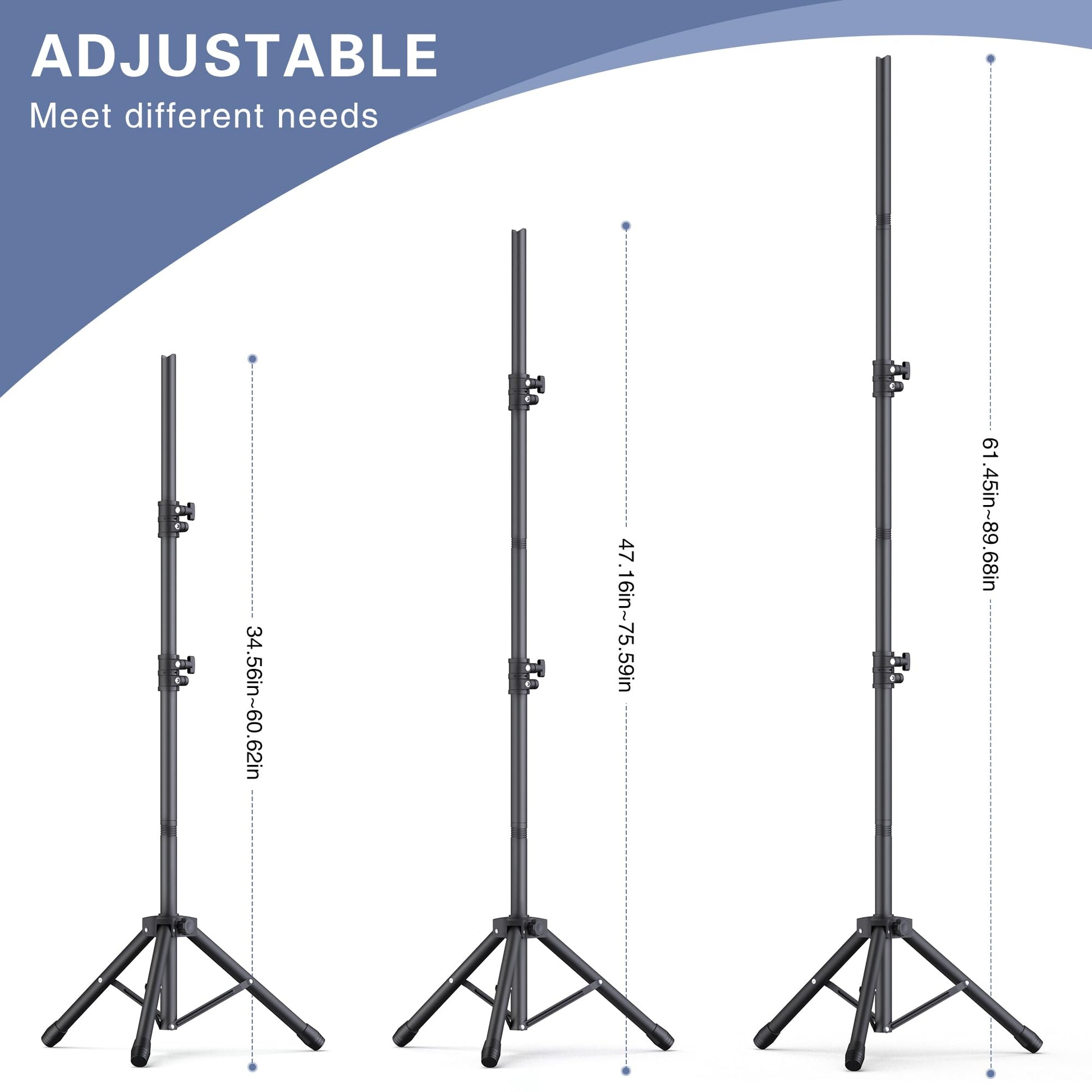 Backdrop Stand 10x7.5ft, Height Adjustable and Width Adjustable Backdrop Stand, Back Drop Stand for