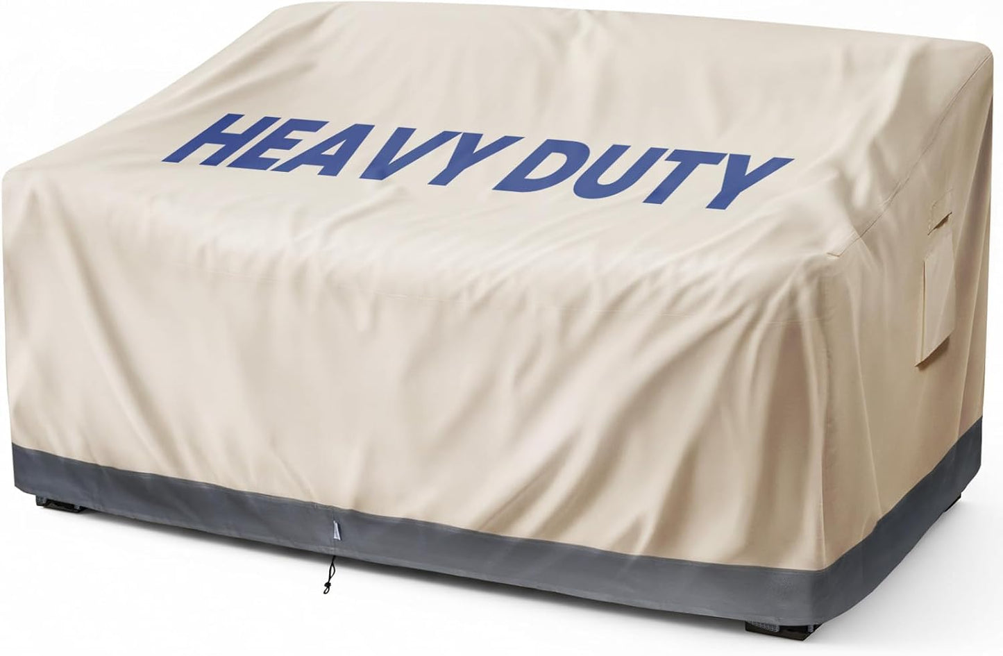 Extra Heavy Duty 2 Seater Outdoor Sofa Cover Waterproof - Patio Furniture Loveseat Covers with Air Vent, Outdoor Couch Bench Cover, 58" W x 33" D x 31"H