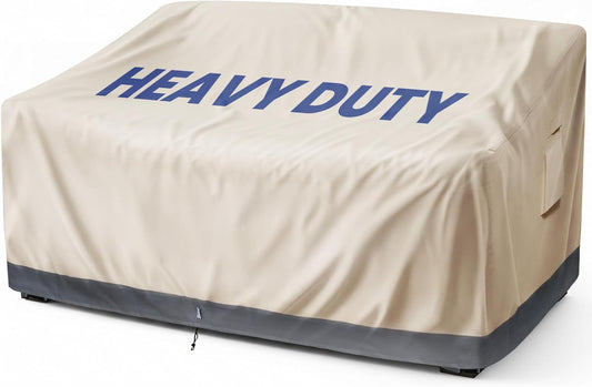 Extra Heavy Duty Outdoor Couch Cover Waterproof Up to 8000pa, Large 3-Seater Patio Sofa Cover, Lawn Patio Furniture Covers with Air Vent, 79" W x 37" D x 35"H