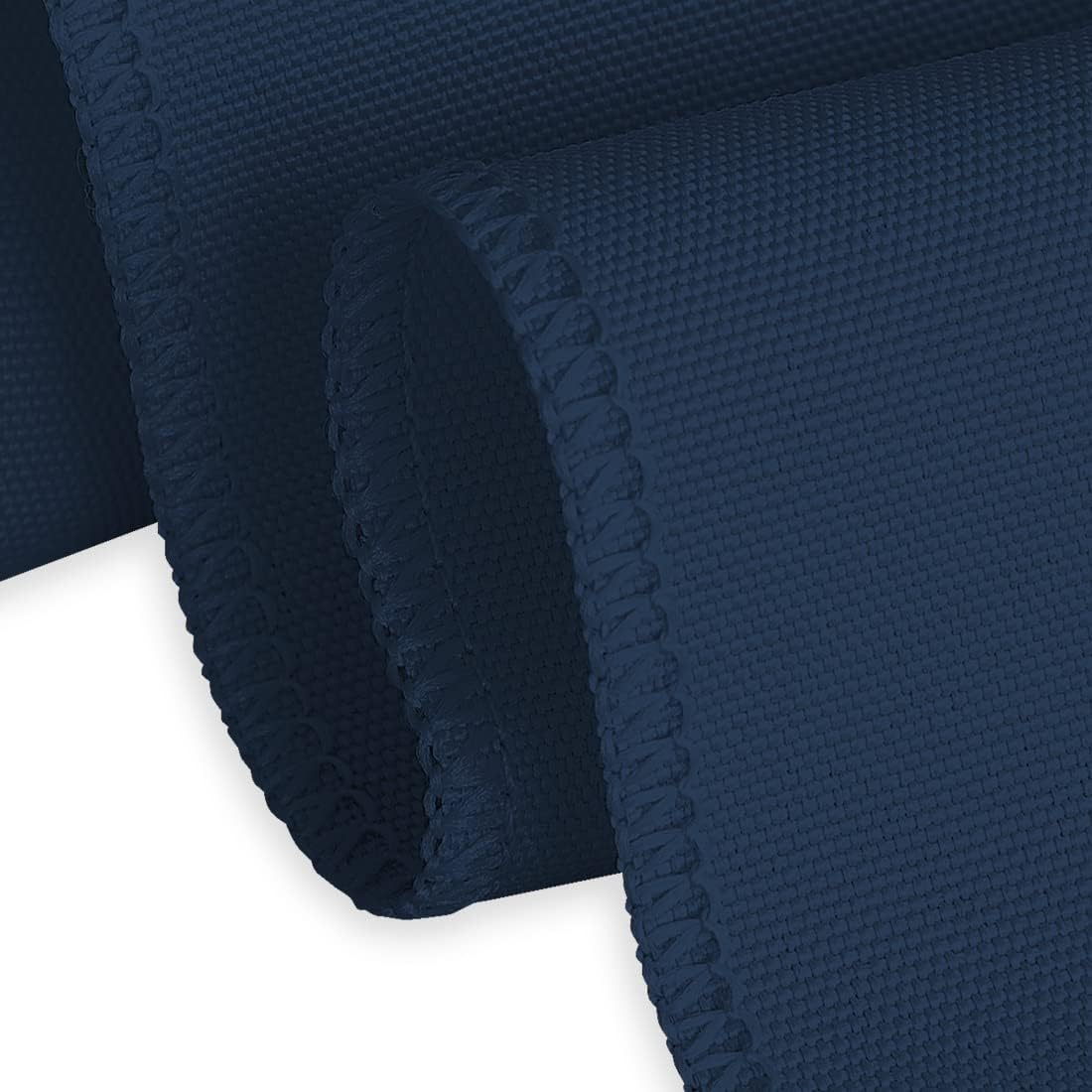 LinenTablecloth 70-Inch Round Polyester Tablecloth Navy Blue