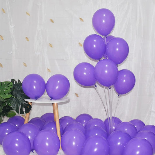 400 Pack Purple Balloons 5 Inch Purple Small Ballons Quality Latex Matte Balloons Helium Balloon Party Decorations Supplies