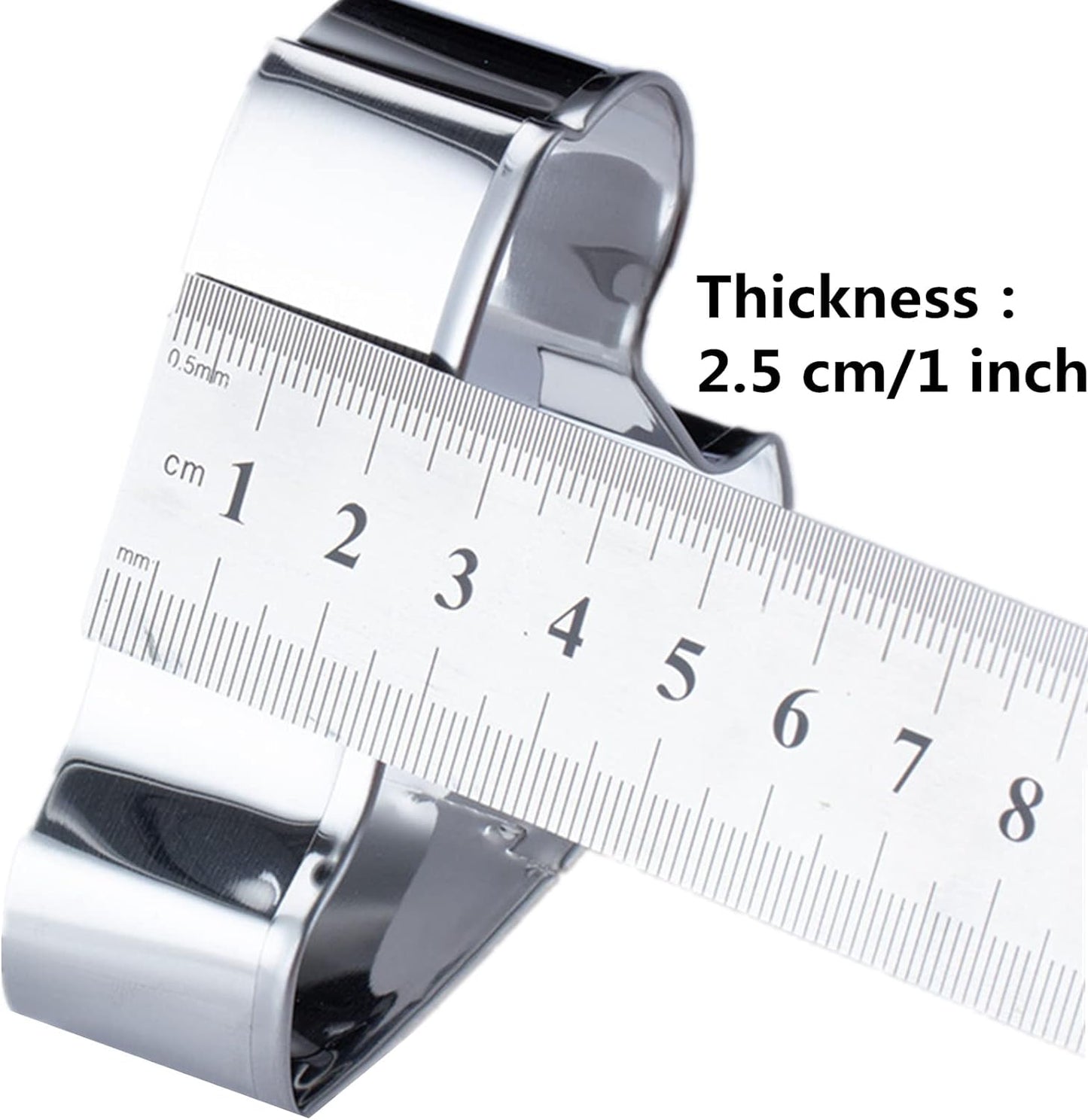 Large Size Dress Shaped Cookie Cutter, Stainless Steel Off-the-shoulder Wedding Princess Dress Cookie Cutter, 4.3 Inches