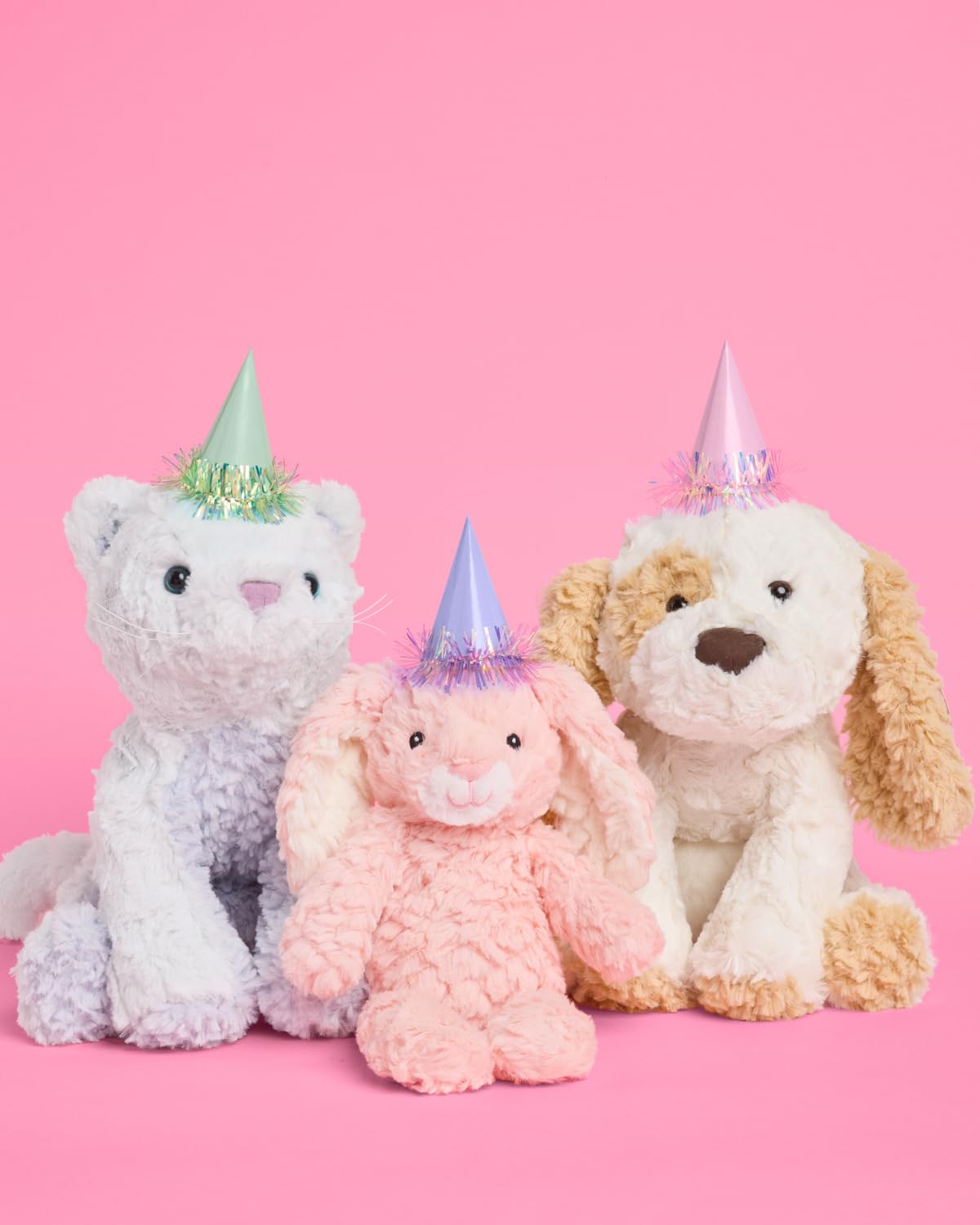 xo, Fetti 10pc Iridescent Foil Mini Party Hats | Birthday Hair Accessory