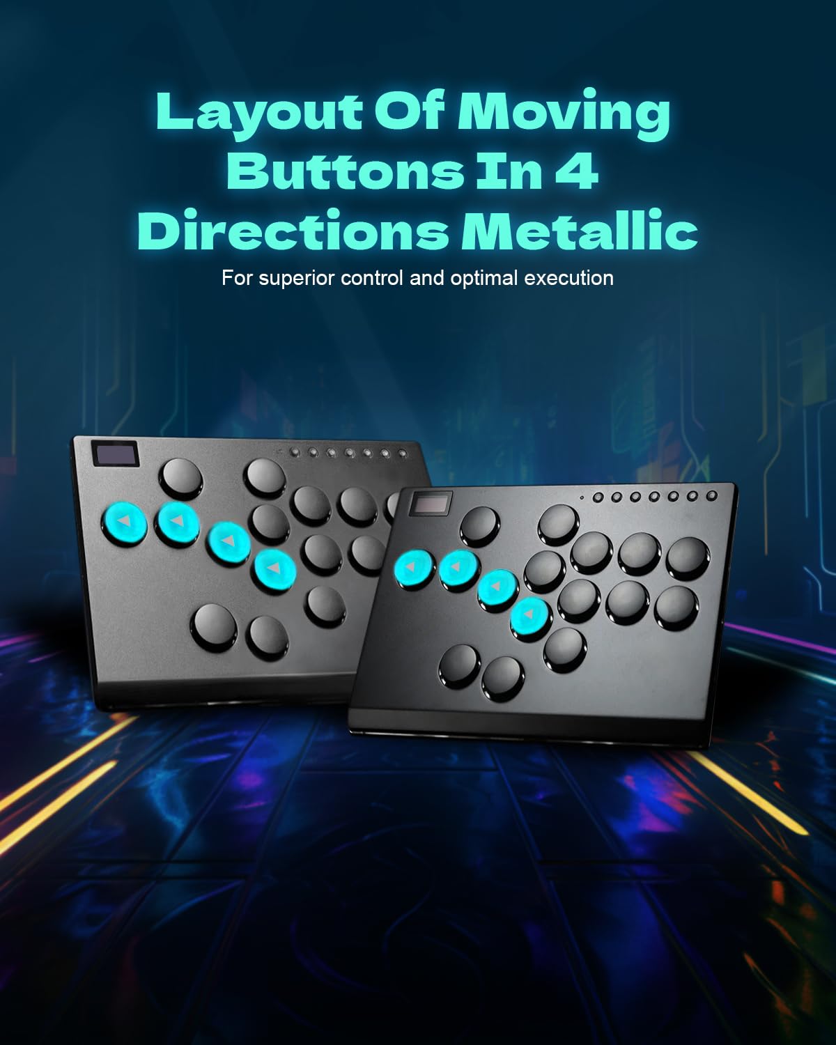 Borcham Haute42 M16 All-Button Arcade Stick, Leverless Arcade Controller with DIY RGB & Turbo Functions, Compatible with PC/Ps3/Ps4/Switch/Steam Deck, Supports Hot Swap & SOCD