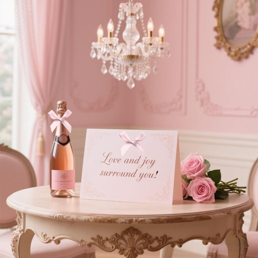 60pcs 1.7" Mini Pink Ribbon Bows Decor – Small DIY Satin Bows for Crafts, Little Bows for Gift Wrapping, Tiny Bow Stickers for Note Card Bow Baby Shower Cake and Candle Decorations