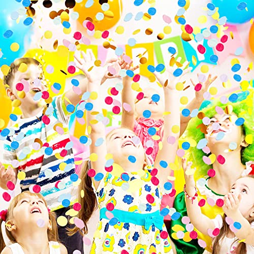 8 PCS Party Supplies Colorful Confetti Paper Poppers Confetti Cannon for Graduation Wedding
