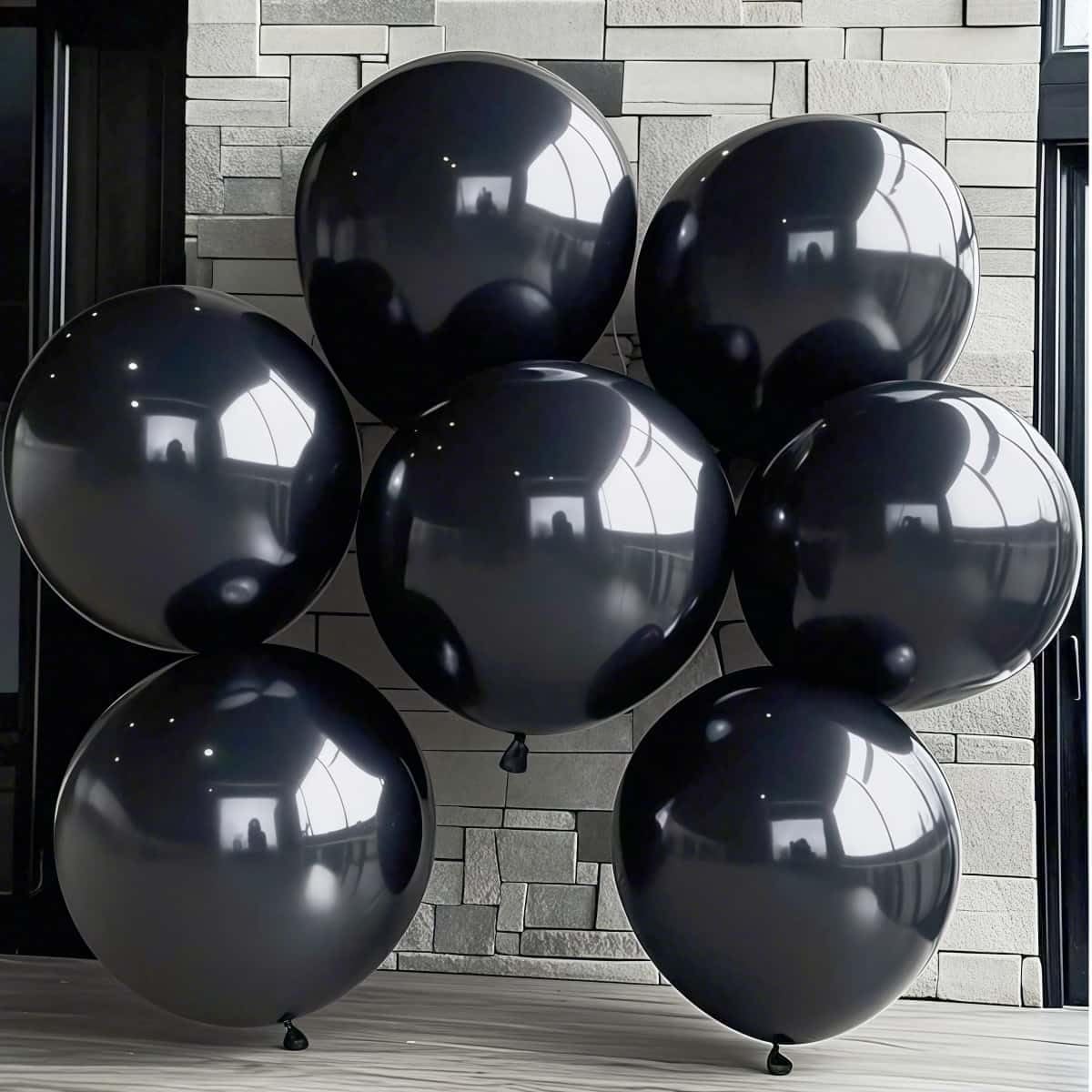 35 Pack Black Balloons 36 Inch Black Latex Party Large Balloon Bulk for Various Party Events Decorations