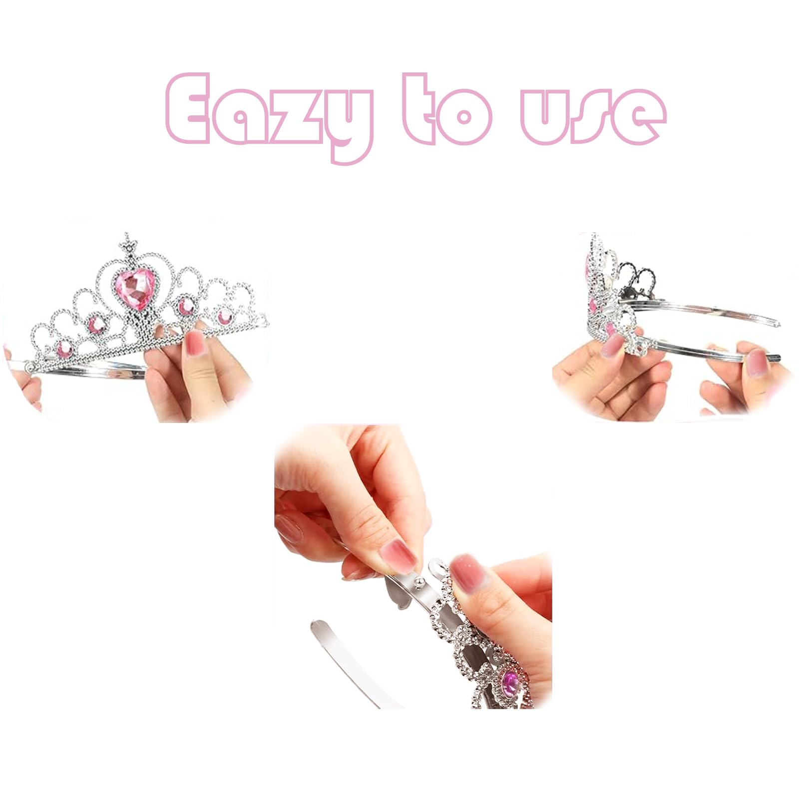 S & E TEACHER'S EDITION 16 Pcs Tiaras Crown Set for Girls