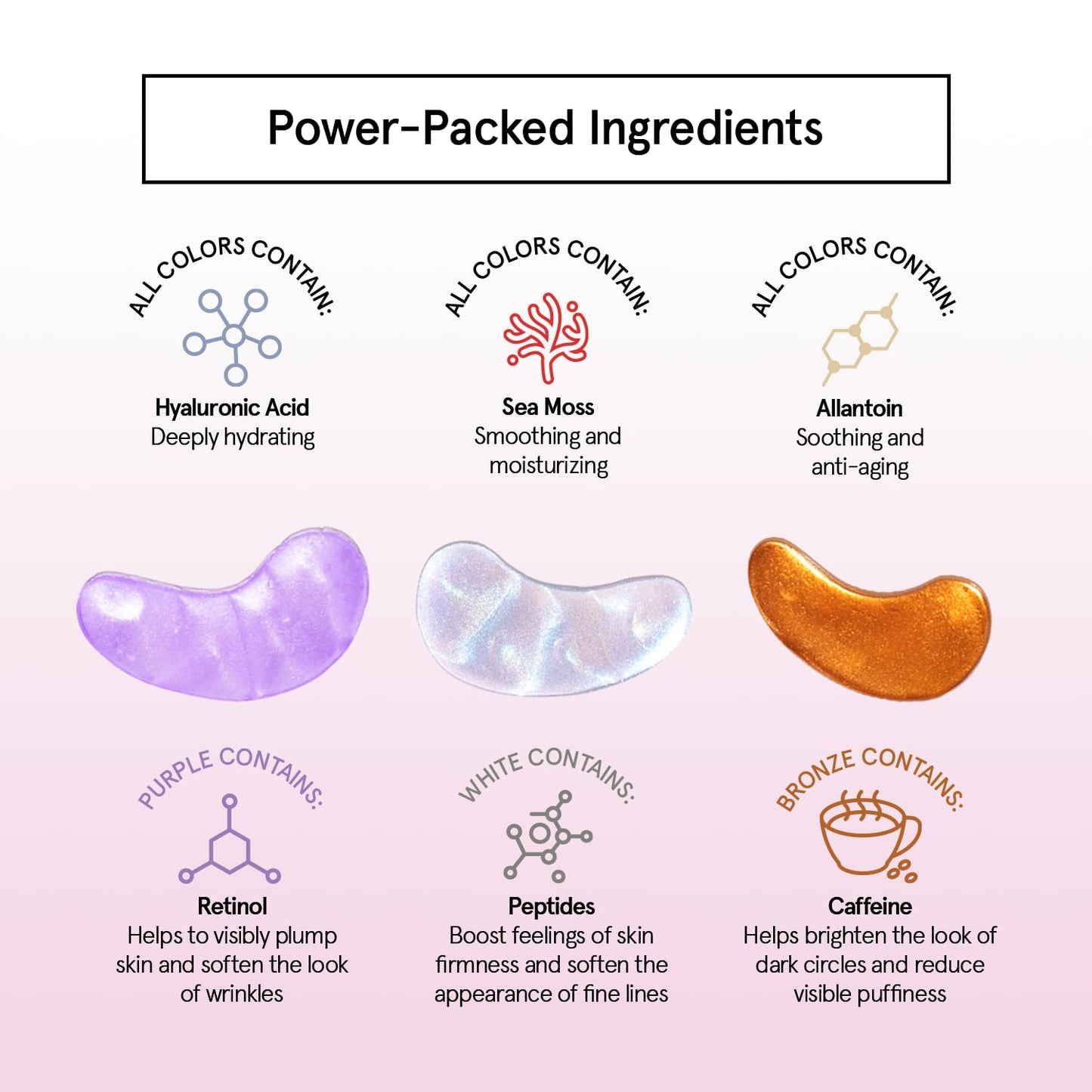 grace & stella Under Eye Patches (12 pairs) Eye Masks for Dark Circles and Puffiness - Stocking Stuffers for Women, Christmas Gifts, Birthday Gifts, Bachelorette Party Favors, Bridesmaid Proposal Gift