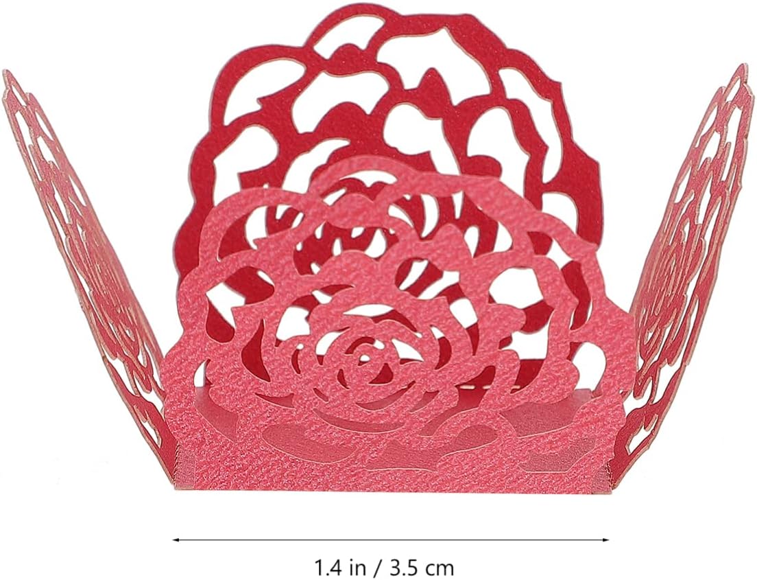 50Pcs Truffle Cupcake Wrapper Liners, Paper Chocolate Candy Wrappers, Peanut Liners Dessert Tray Baking Cups for Muffin Cupcake Birthday Wedding Decoration