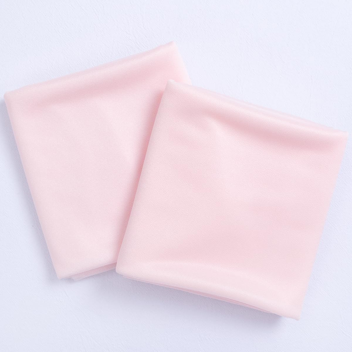 Socomi Blush Pink Wedding Arch Draping Fabric 29" x 20Ft 2 Panels Sheer Outdoor Curtain Drapes Extra Long for Bridal Baby Shower Ceremony Birthday Party Decor