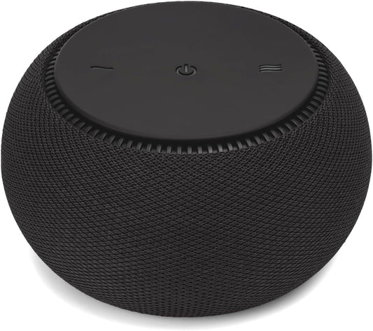 SNOOZ Pro - Smart White Noise Machine & Travel Case - Real Fan Inside, Non-Looping White Noise, Adjustable Tone & Volume - App-Based Remote Control & Sleep Timer - Midnight