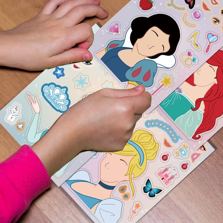 Cute Princesses Stickers 24 Sheets Make Your Own Princess Stickers for Kids