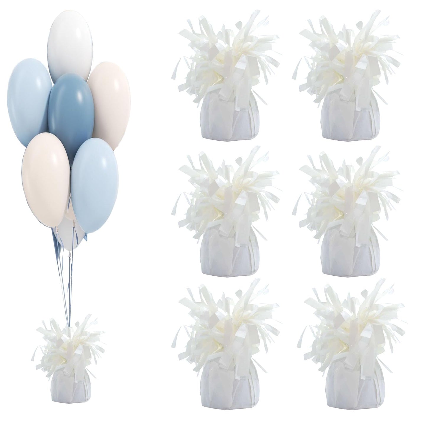 Moretreat Balloon Weights White 6Pcs