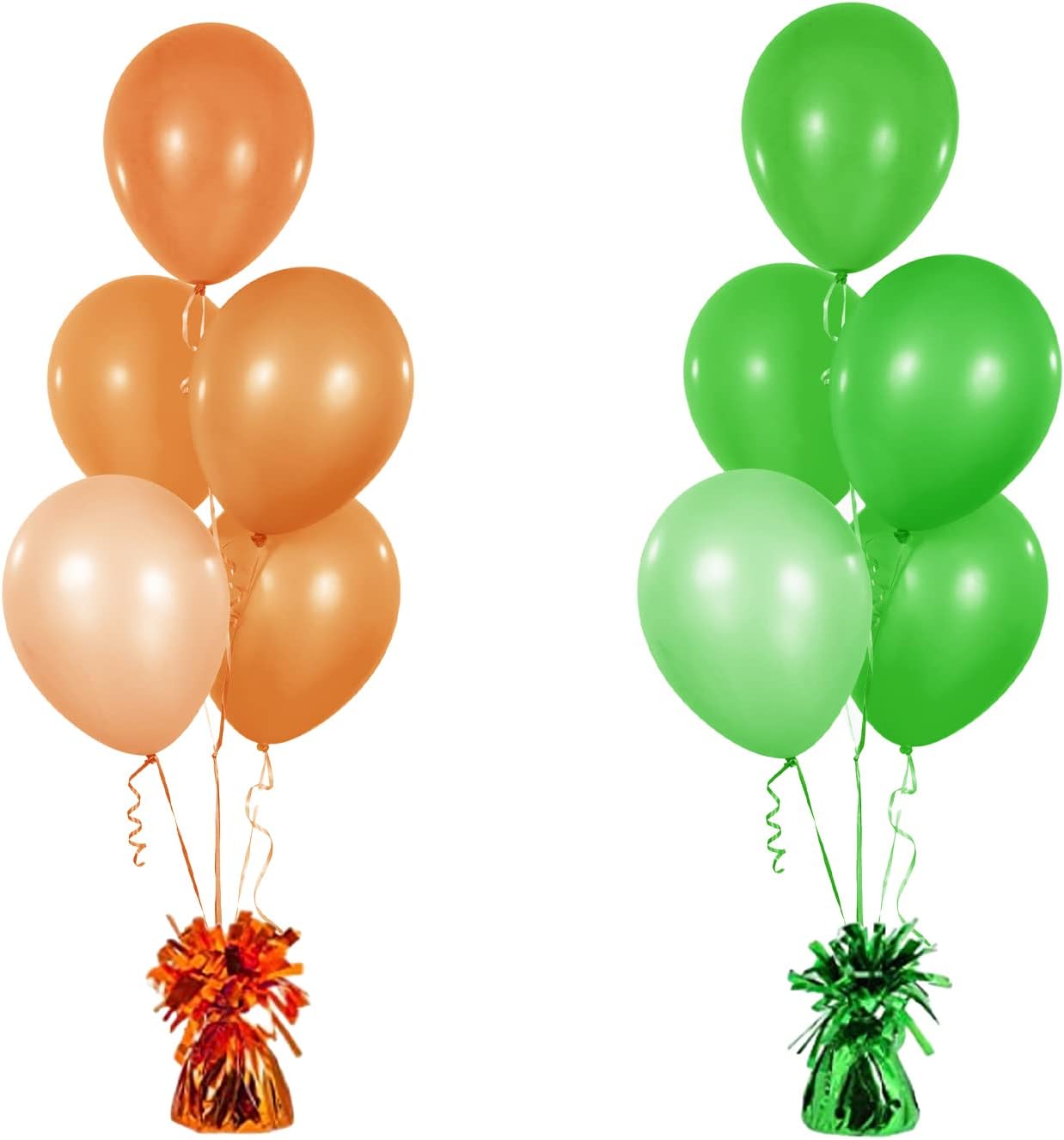 Metallic Balloon Weights, Birthday Party Favors, Novelty and Gag Gifts, 5.5" Inches, 12-Pack (Multi-color)