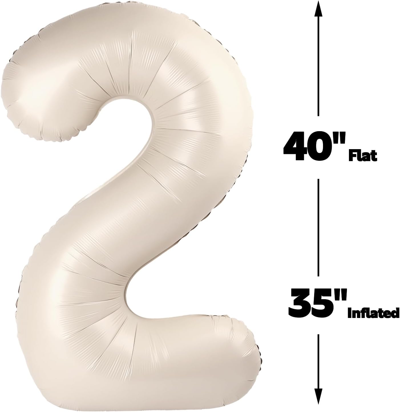 Foil 40 Inch Big Cream White 29 92 Balloon Number, Giant Happy 29 92 Birthday Party Supplies, Large 29 92 Balloons Anniversary Party Engagement Decorations