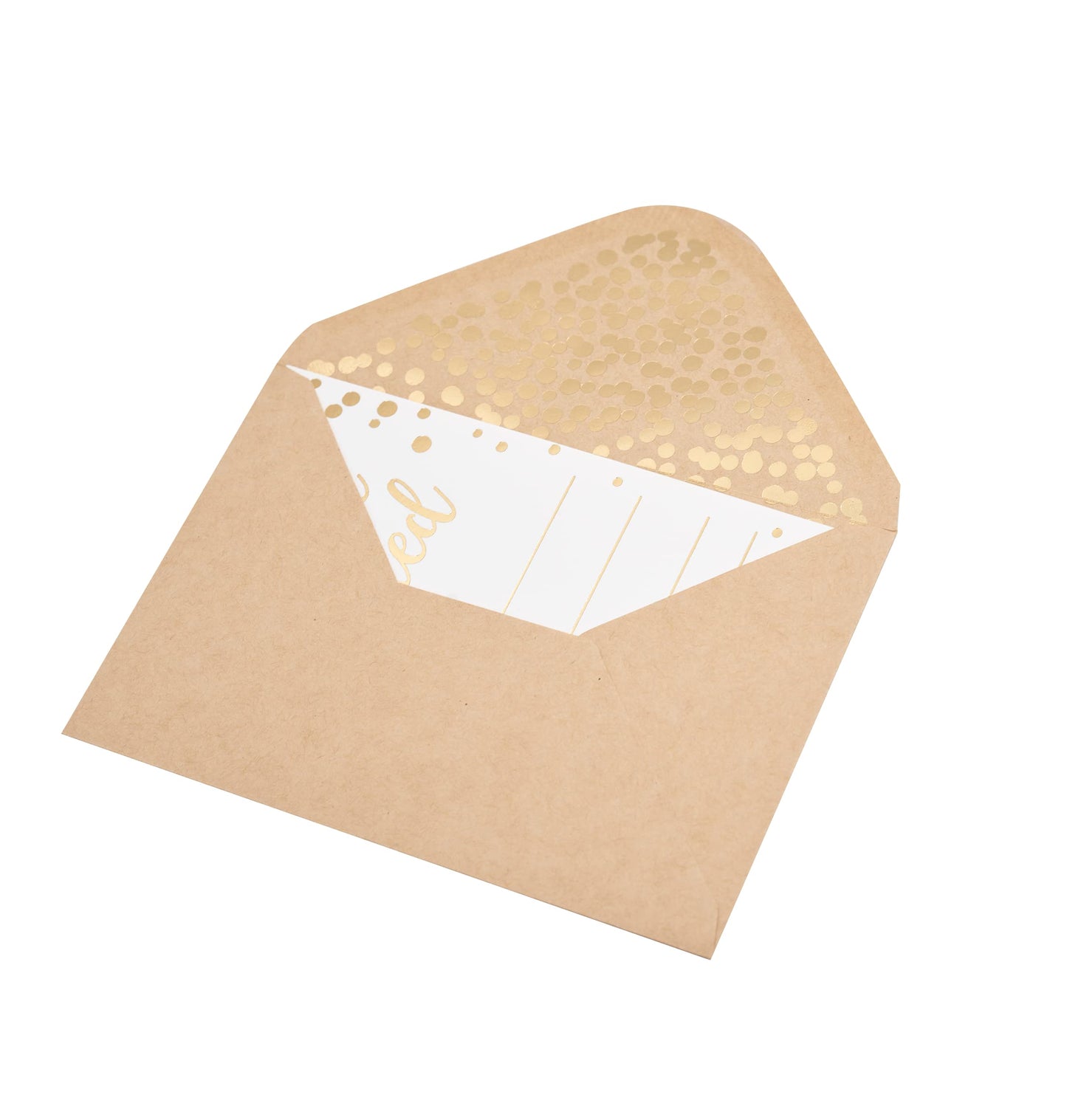 50 Pack Invitation Card - Elegant Greeting Cards ‘’You are Invited’’ in Gold Foil Letters – for
