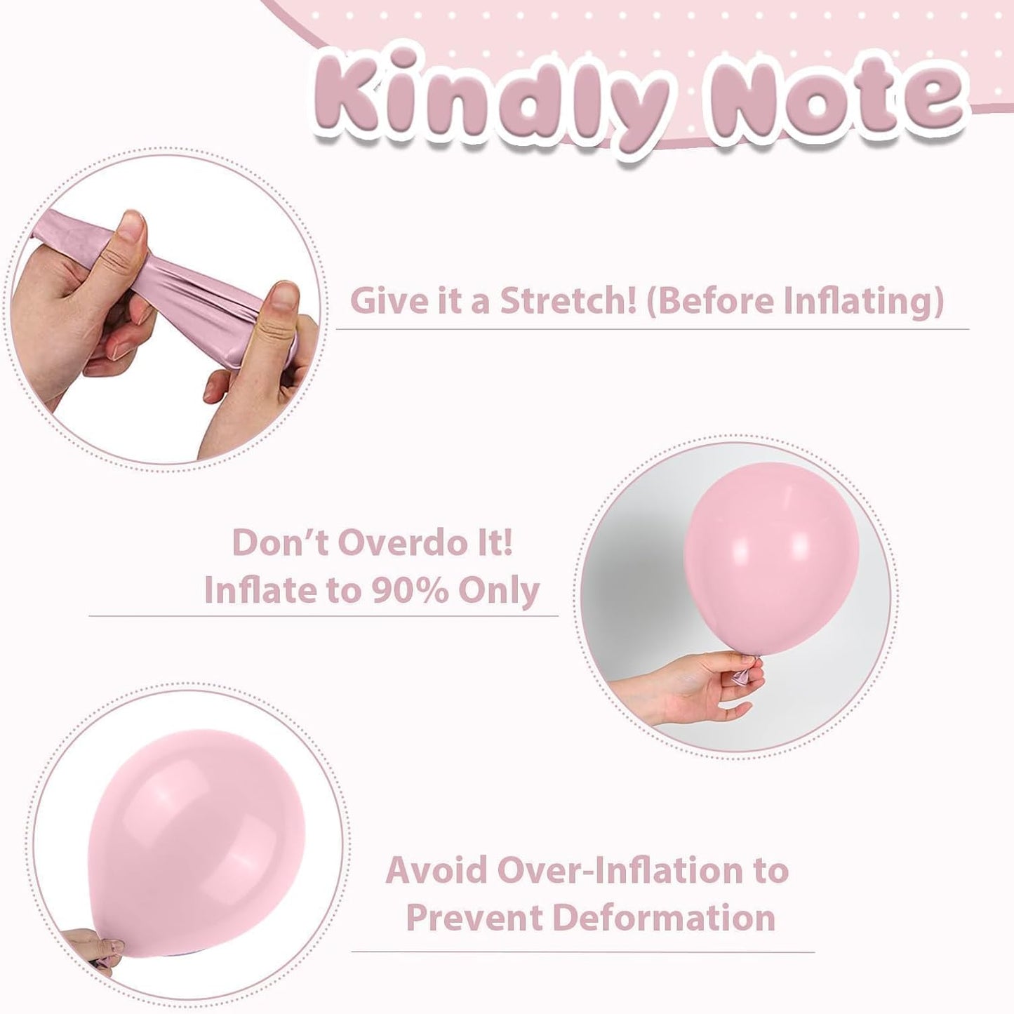 Pink Beige Balloons,50Pcs 12 Inch Blush Pink Cream and Clear Balloons for Girl Baby Boho Birthday, Bridal Shower, Bachelorette, Wedding Party Supplies