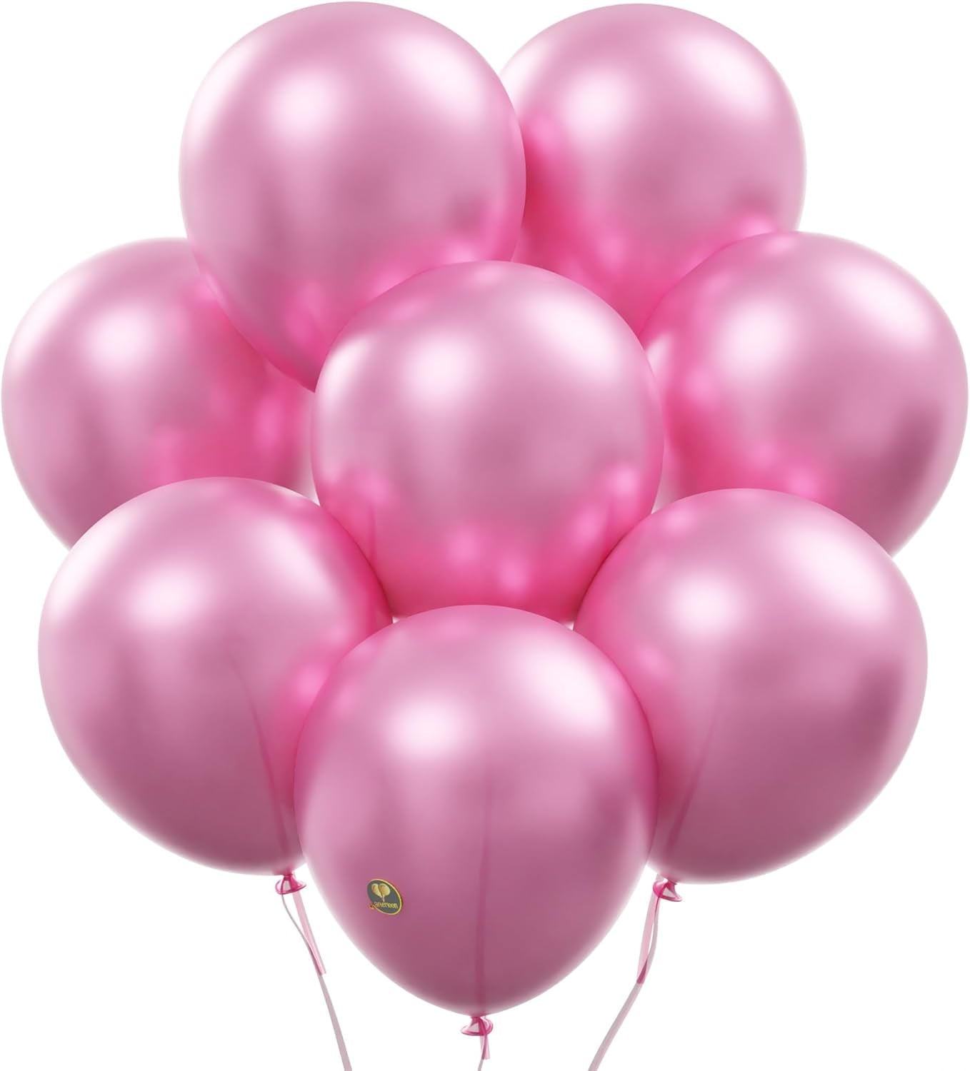 AFTERLOON® Biodegradable Balloons 24 pcs Pearlized Light Pink 10 Inch, Pearlescent Thickened Extra Strong Natural Latex Helium Float, Colorful Bulk Color ballon Globos Para Decoration De Fiestas Kids