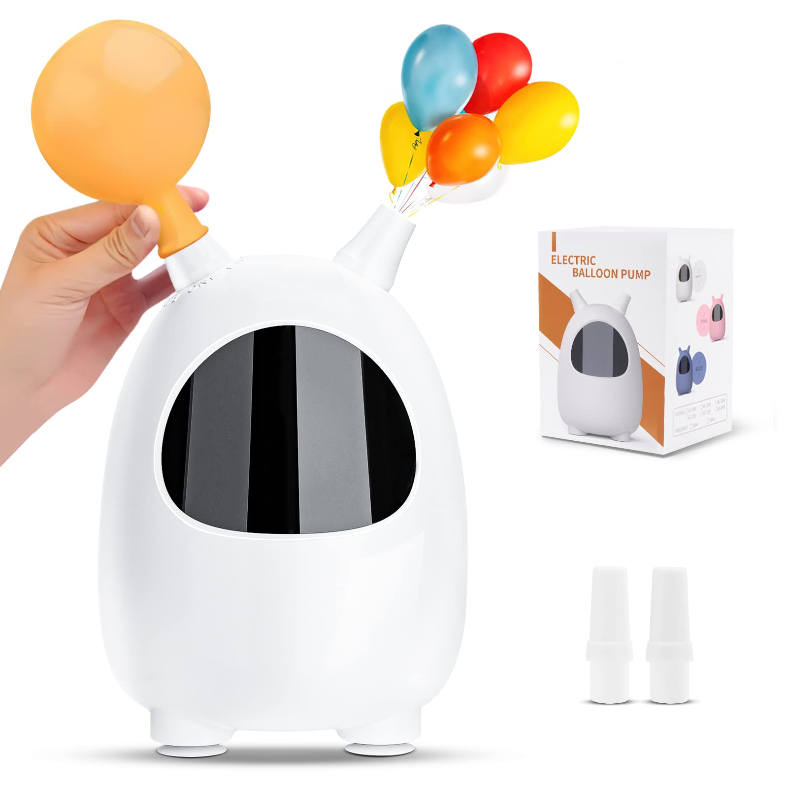 Balloon Pump Electric, SPLAKS Balloons Inflator Air Pump Portable Balloon Blower for Garland Arch