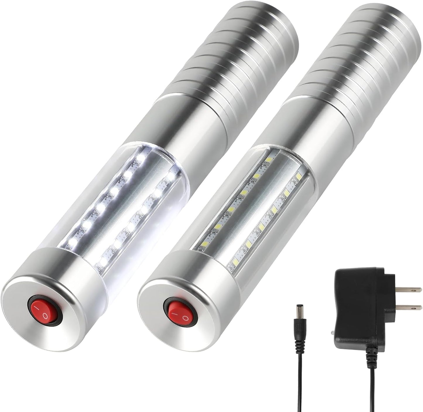 WILON Bottle Service Lights Rechargeable Bottle Service Sparklers Reusable Handheld Girl Lights LED Baton Strobe Light for Parties Bar Club Nightclub Birthday Weddings - 2 Pack